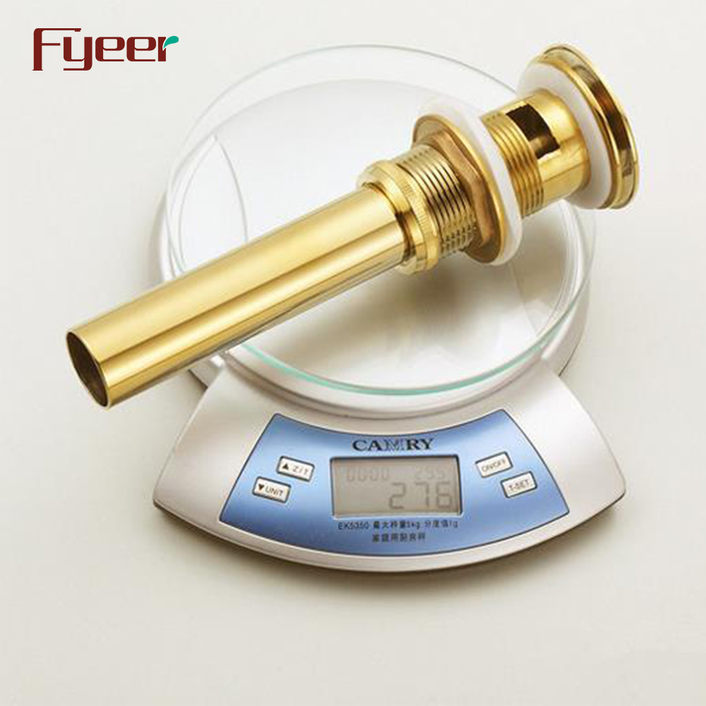 Fyeer Gold Plated Basin Pop up Drain