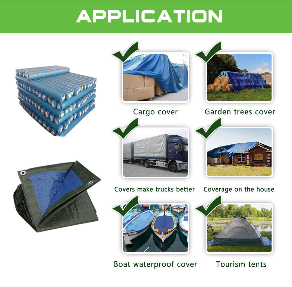 Heavy Duty PE Tarpaulin Sheet From Equipment Cover