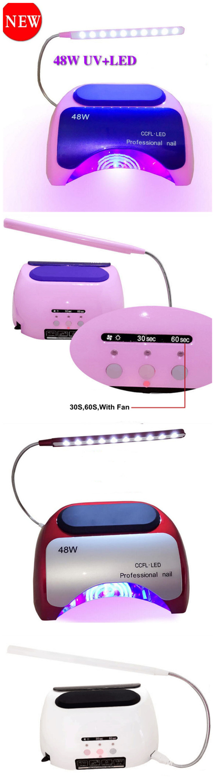 High Quality 48W Gel Polish UV LED Nail Curing Lamp