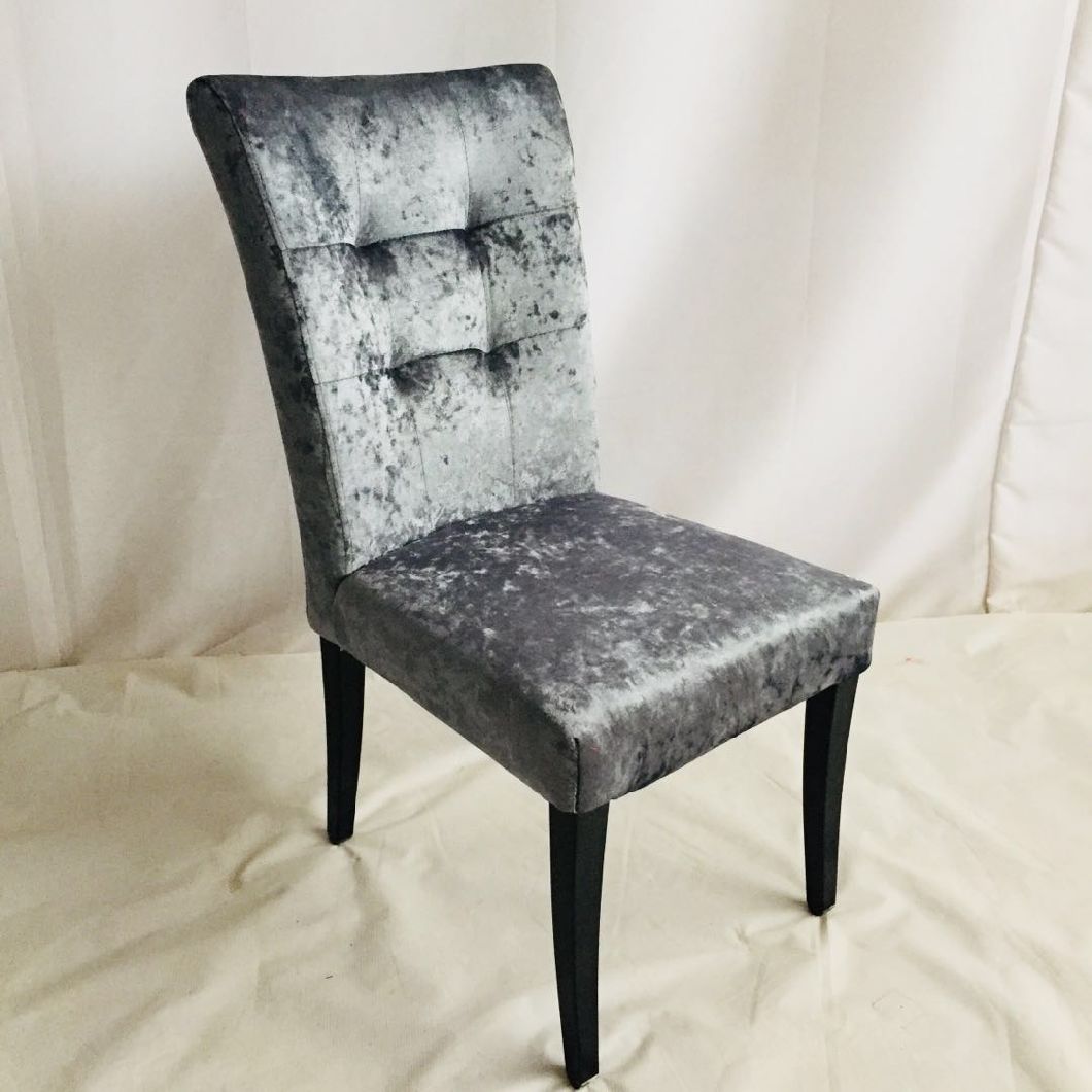 Quality Factory Furniture Hotel Restaurant High Thickness Cushion Metal Iron Dining Chair