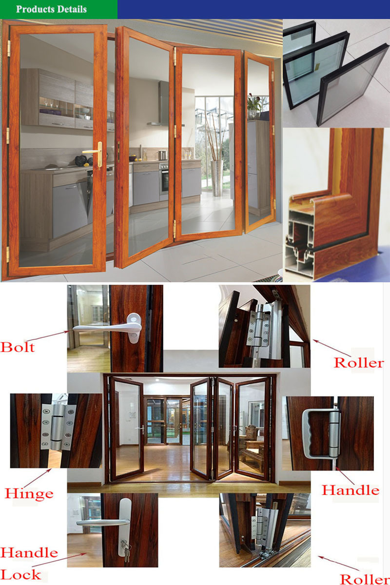 Aluminum Folding Doors/Bifolding Glass Doors/Sliding Folding Door