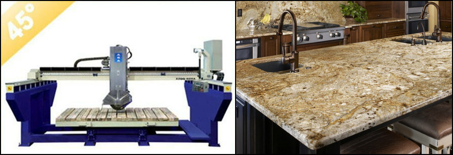 Marble Granite Bridge Saw with Miter Head for Cutting Slabs&Tiles&Counter Tops (XZQQ625A)