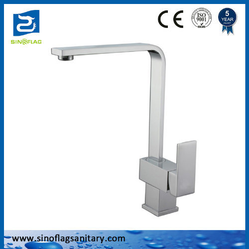 Hot Selling New Design Square Bathroom Kitchen Sink Mixer Tap