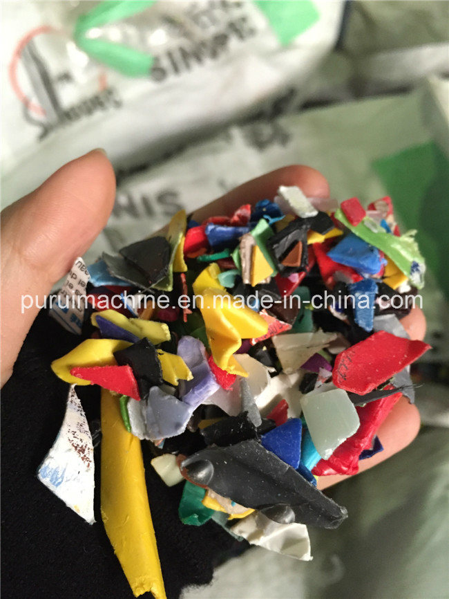 Waste HDPE Milk Bottle Flakes Recycling Granulation Machinery