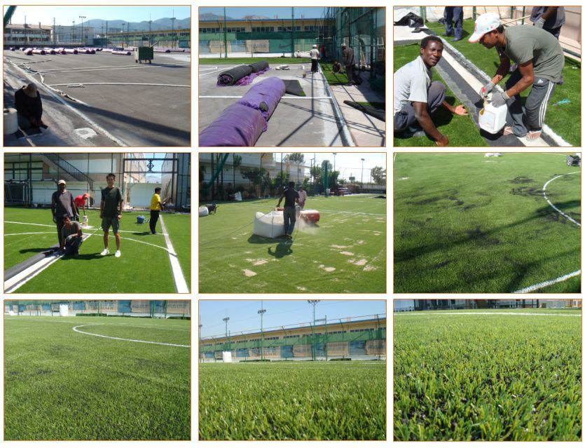 Cheap Synthetic Turf with 50mm for Football and Soccer