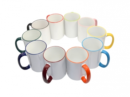 11oz Sublimation Blank Color Ceramic Mug Porcelain Mug Magic Cup