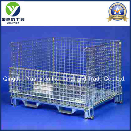 Warehouse Zinc Plated Storage and Logistic Metal Pallet Containers