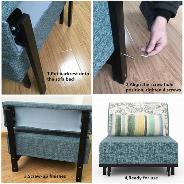 Living Room Functional Sofa Bed (192*120cm)