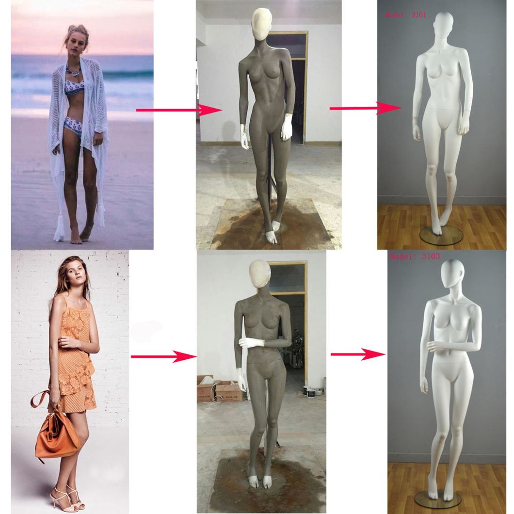 High Grade Linen Wrapped Female Mannequin with Wooden Arms