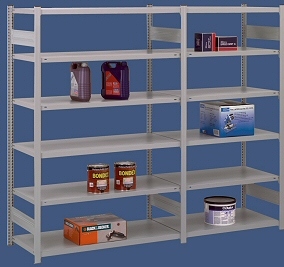 Multi Levels Adjustable Rivet Shelving for Storage