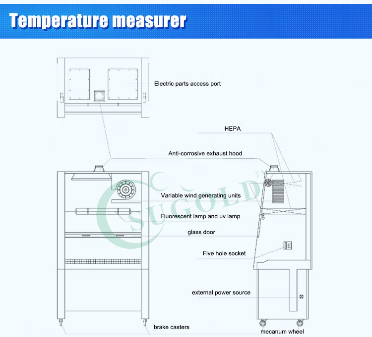 Clean Biological Safety Cabinet with Medical Production