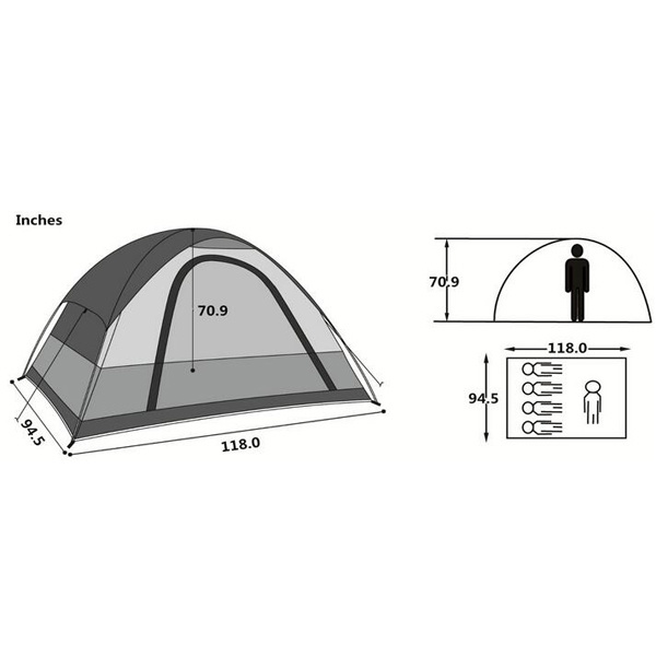 Five-Speed Easy up Beach Camping Opening Outdoor Tent