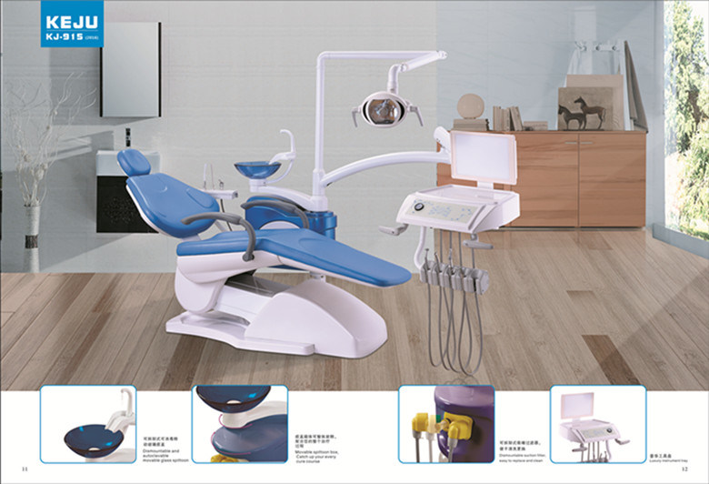 Big X-ray Viewer Dental Chair Unit Kj-915