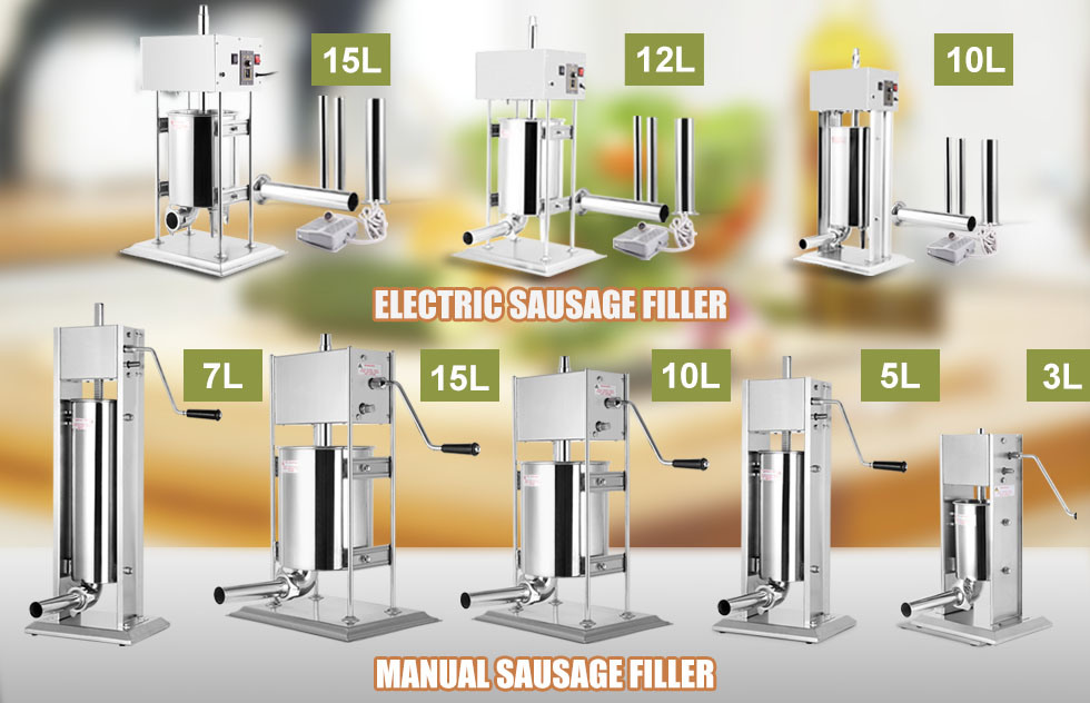 10L Industrial Vertical Manual Sausage Stuffer Filler