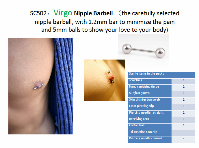 Virgo Nipple Barbell Nipple Stretching 