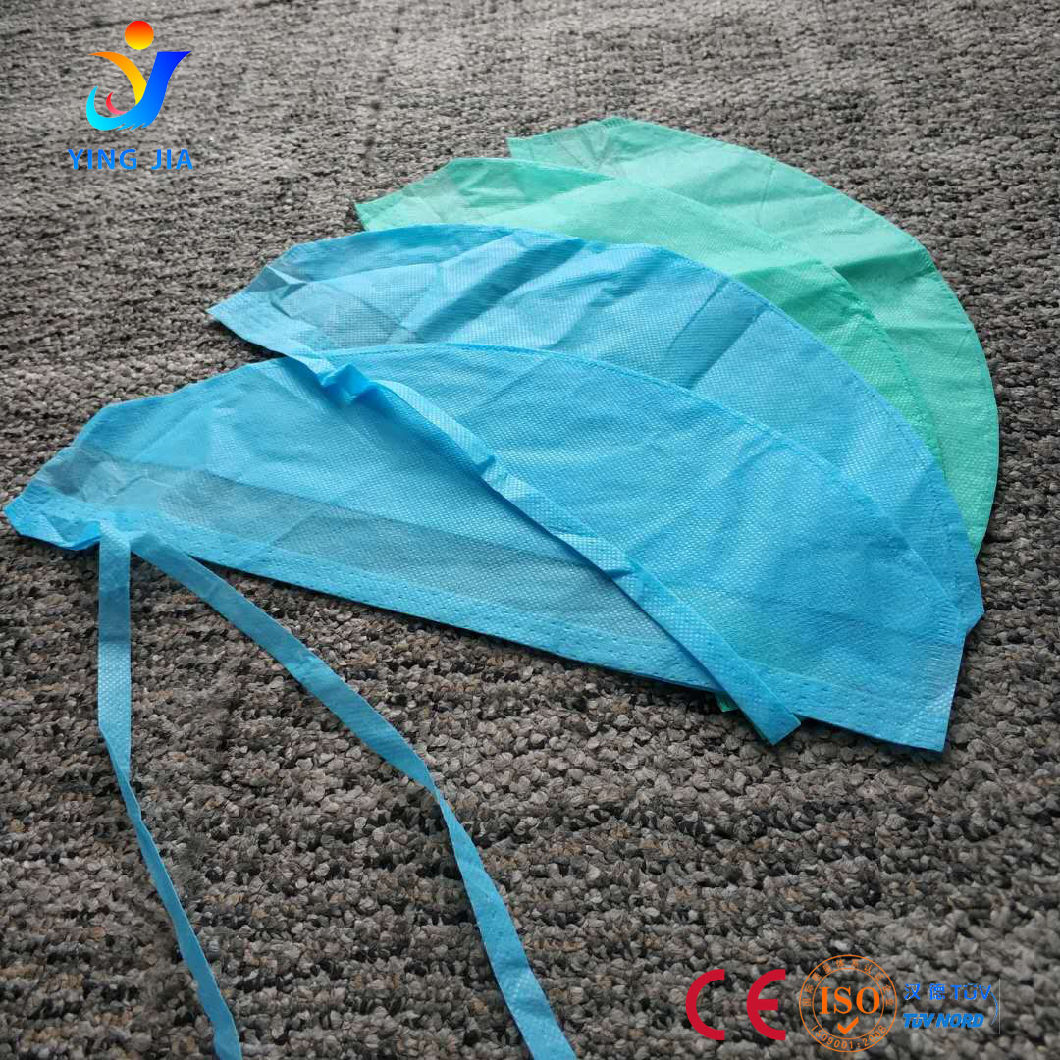 Disposable Nonwoven Surgical Cap/ Doctor Cap/ Nurse Cap with Back Ties