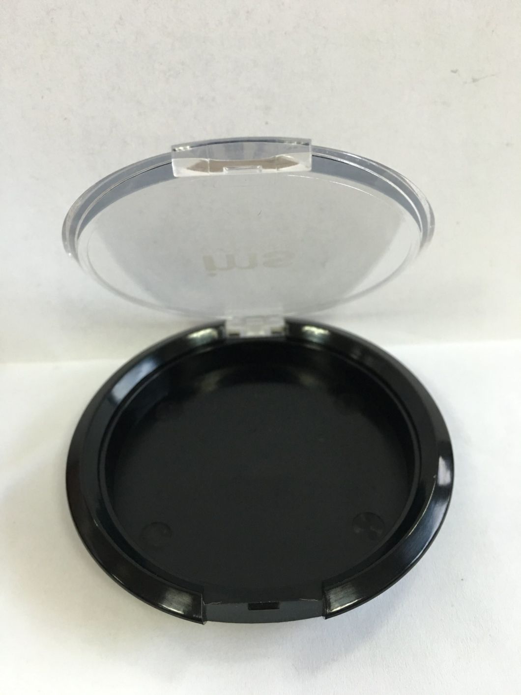 Round Plastic Powder Compact Case
