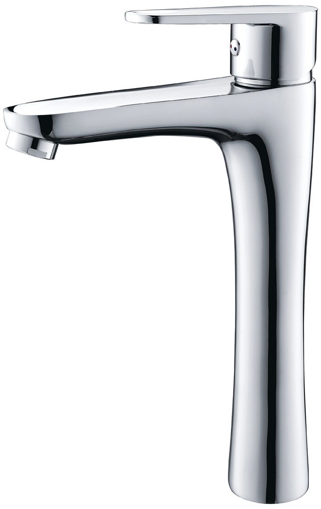 Tall Square Cold& Hot Water Countertop Basin Mixer Tap