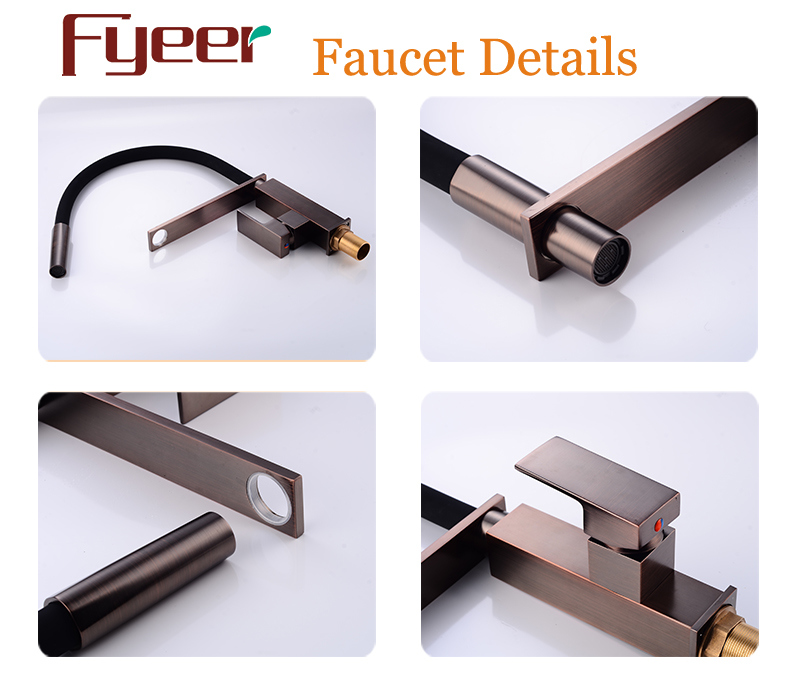 Fyeer Modern Orb Flexible Kitchen Sink Faucet