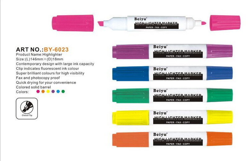 Promotional Gift Non-Toxic Normal Multi Color Highlighter