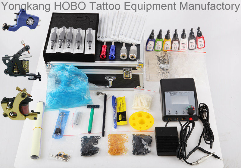 Cheap Products Supplies Tattoo Kits with Machine and Ink