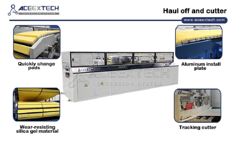 Twin Screw Extruder PVC Imitation Marble Profile Co-Extrusion Prodcution Line