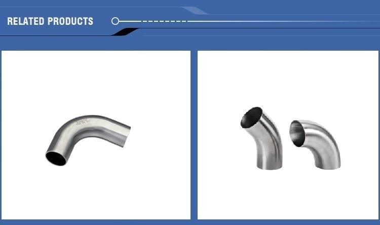 3A Welded Pipe Fittings 90 Degree Elbow