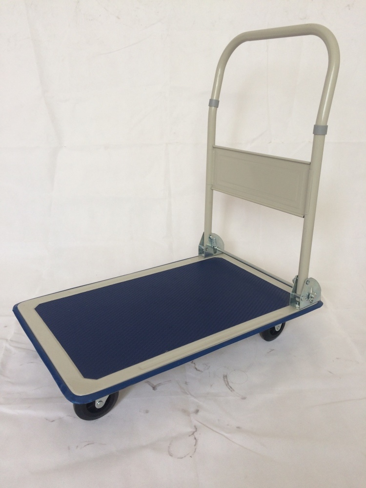 China Manufacture 4 Wheels Foldable Platform Cargo Trolley