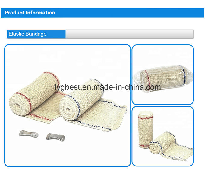 Non-Woven Cotton Spandex Kinesis Tape Elastic Cohesive Crepe Bandage