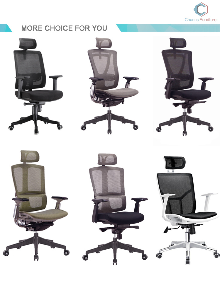 New Style Office Leather Chair with Metal Arms (CAS-EC1822)