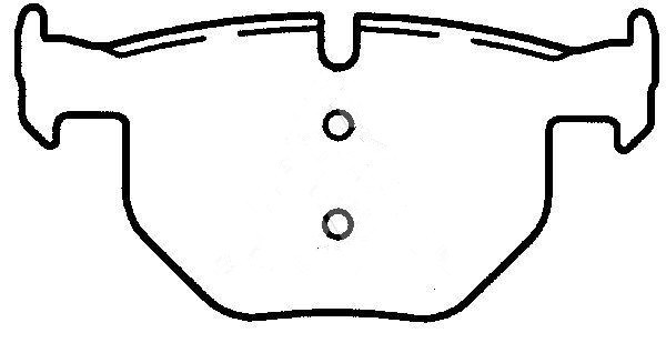 D1042-O Brake Pad Back Plate