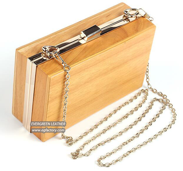 Square Bags Evening Bags Wooden Handbags Clutch Bags Lady Hand Bag From China Suppplier Eb903
