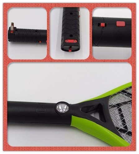 Hot Sale Handheld 3-Layers Recharged Insect Zapper Mosquito Fly Swatter