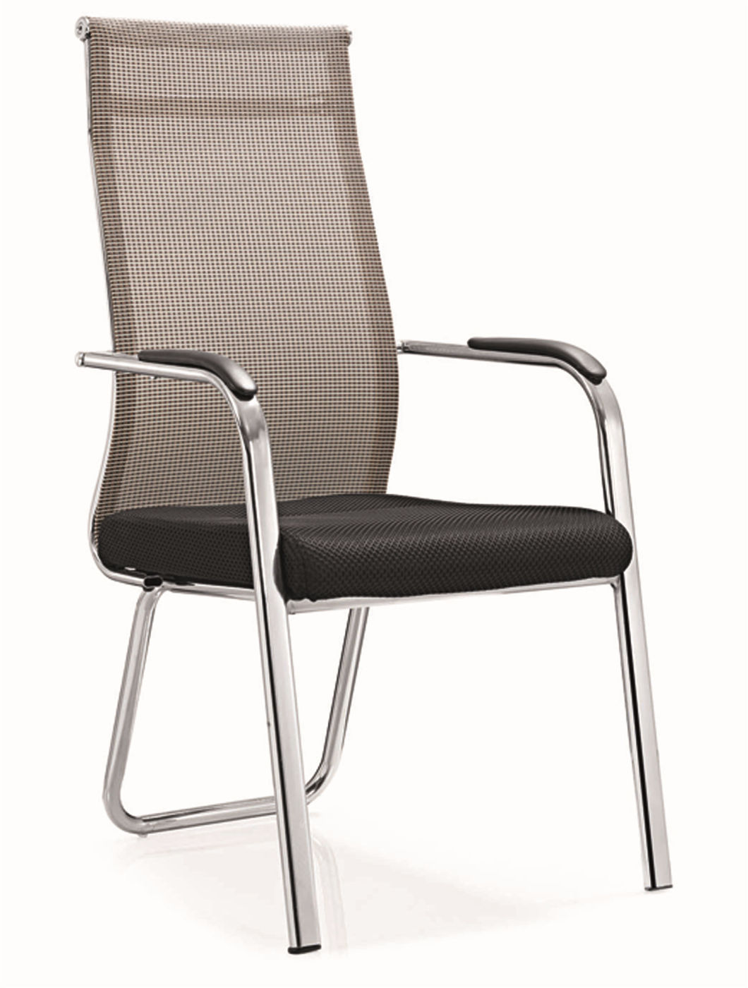 High Back Special Design Arm Bow Steel Public Director Chair