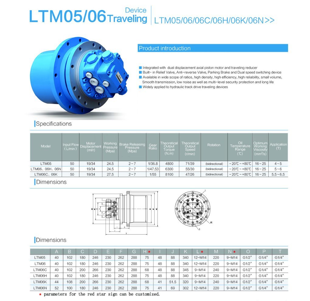 5ton~6ton Undercarriage Parts for Farm Excavator Machine