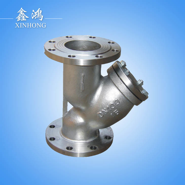 304 Stainless Steel Flanged Strainer Valve Dn15 Made in China