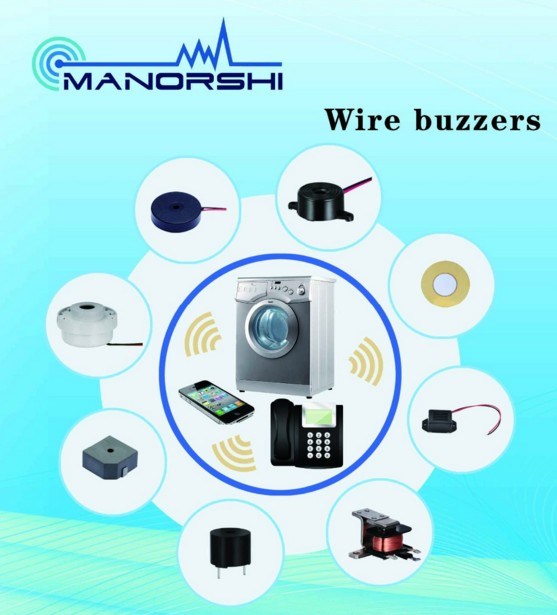 43mm Diameter 12V AC 90dB Piezo Buzzer Pin Type (MSPS43A)