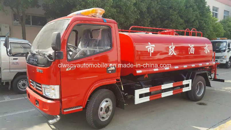 Dongfeng 6 Wheels 5000 Liters Water Fire Fighting Tank Truck