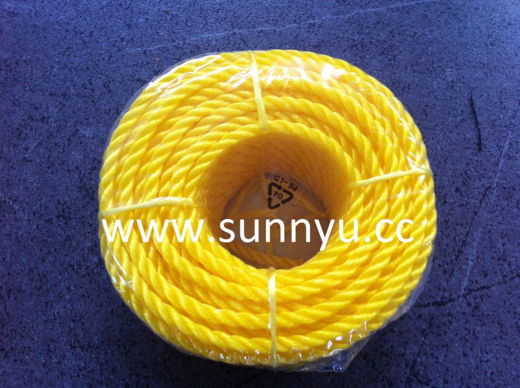 Professional Factory 3 Strands Strong Nylon Packing Twisted Rope