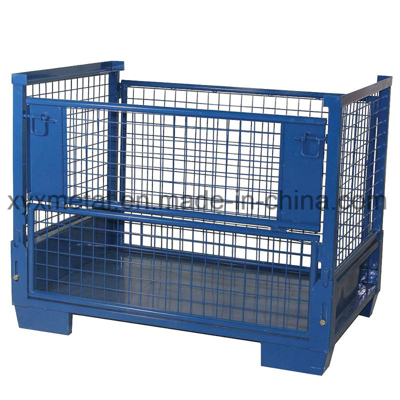 Exported Collapsible Pallet Stillage Wire Mesh Cage Made in China