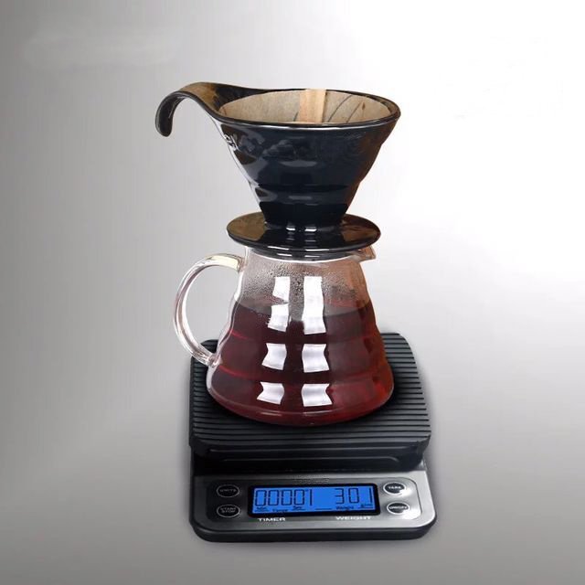 2017 New Arrival Timer Function Coffee Electronic Scale