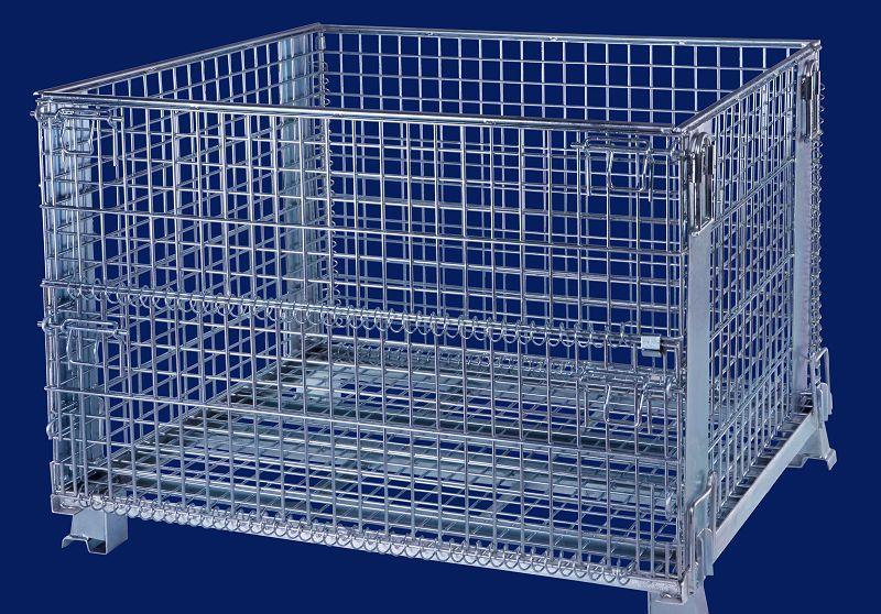 Anping Factory Hot DIP Galvanized Wire Mesh Basket/ Wire Mesh Container