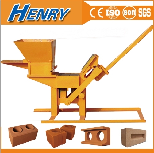 Hr1-30 Manual Small Type Soil Clay Interlocking Brick Making Machine