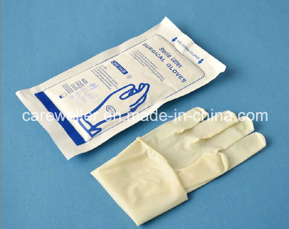 Disposable Sterile Latex Surgical Gloves