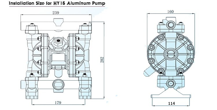 Micro Air Chemical Circulating Double Diaphragm Pump Supplier