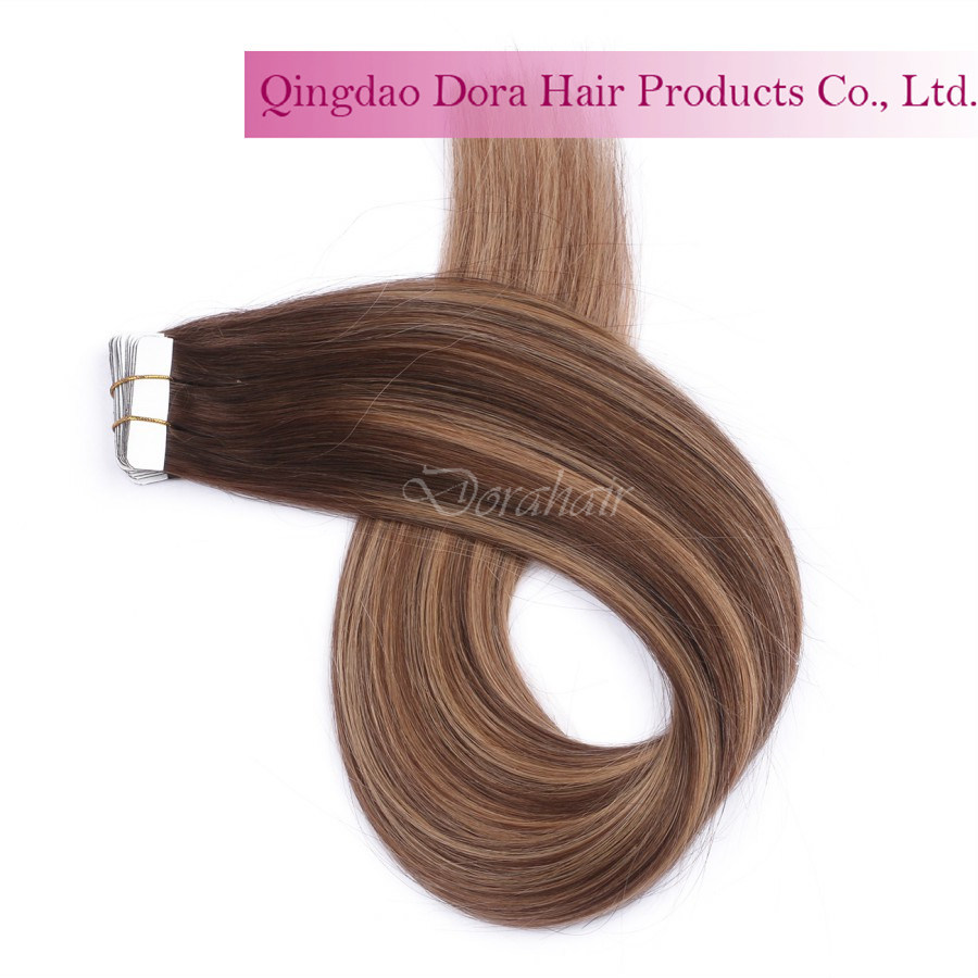 High Quality Tape Hair Brazilian Human Hair Extensions