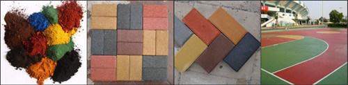 Best Price 95% Iron Oxide Red 130 for Rubber Tiles/Cement/Brick/Concrete/Paver