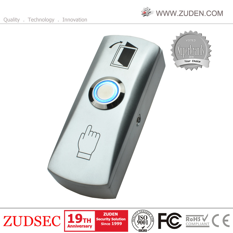 Access Control Exit Button with Zinc Alloy Plate & Steel Button