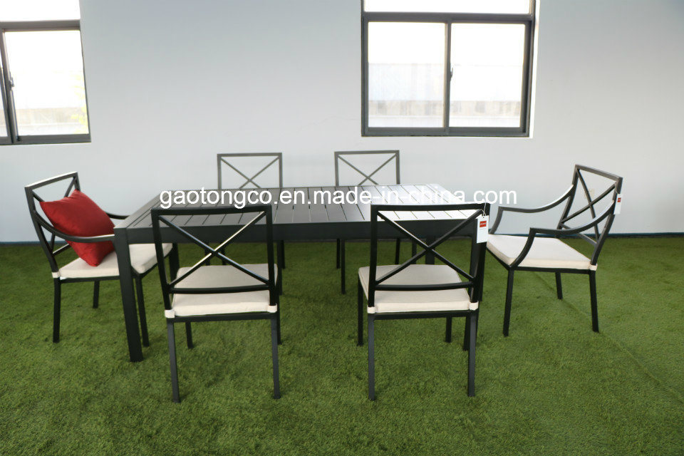 8 Person Die Cast Aluminum Outdoor Furniture Bar Table Wholesale