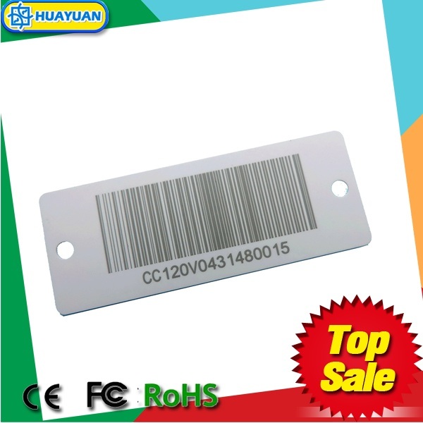 Barcode Supermarket Loyalty Plastic Key Tag for Promotion